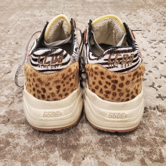 Golden Goose Running Sole Sneakers in Animal-print Pony Skin - Picture 7 of 10